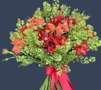 A red floral splendor for your home