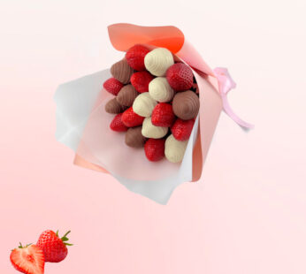 «Bouquet of strawberries «Sweet kiss»»