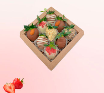 «Strawberries in chocolate «For you»»