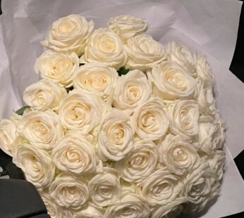 Love Embrace White Roses