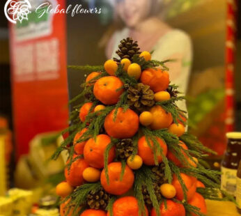 Bouquet of fruits-Christmas tree